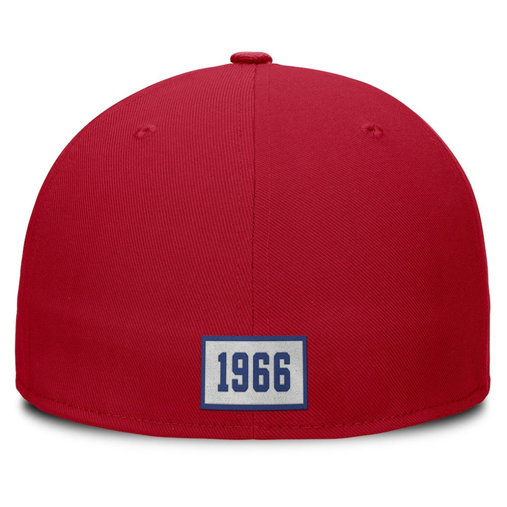 Red Atlanta Braves Nike Cooperstown True Performance Fitted Hat