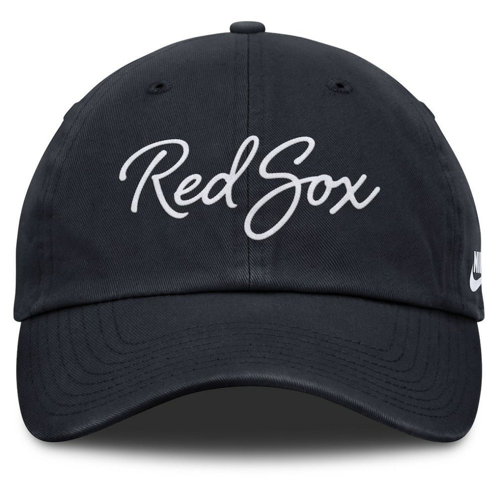 Navy Boston Red Sox Nike Women's Cooperstown Club Script Adjustable Hat