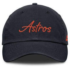 Navy Houston Astros Nike Women's Cooperstown Club Script Adjustable Hat
