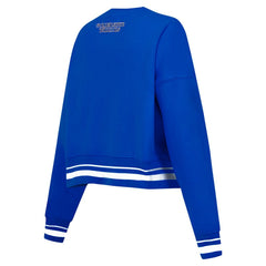 Golden State Warriors Pro Standard Women's Area Code Cropped Pullover Sweatshirt sale