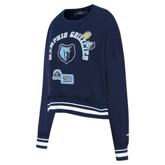 Memphis Grizzlies Pro Standard Women's Area Code Cropped Pullover Sweatshirt
