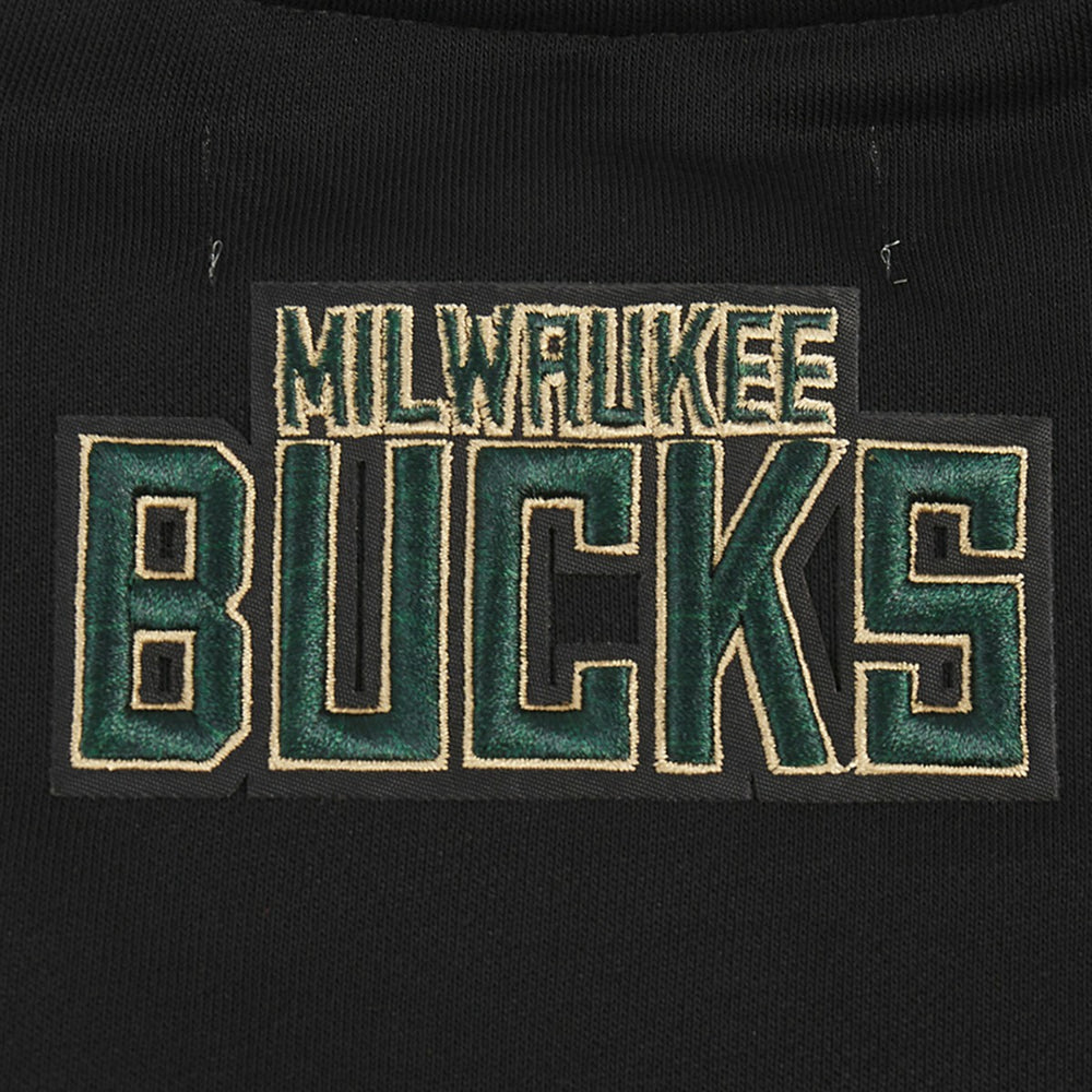 Milwaukee Bucks Pro Standard Women's Area Code Cropped Pullover Sweatshirt