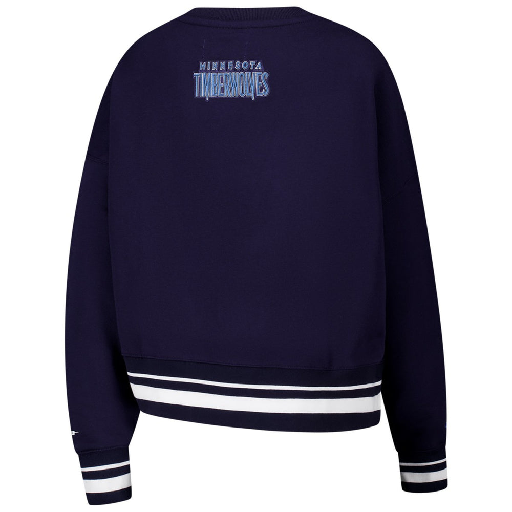 Minnesota Timberwolves Pro Standard Women's Area Code Cropped Pullover Sweatshirt