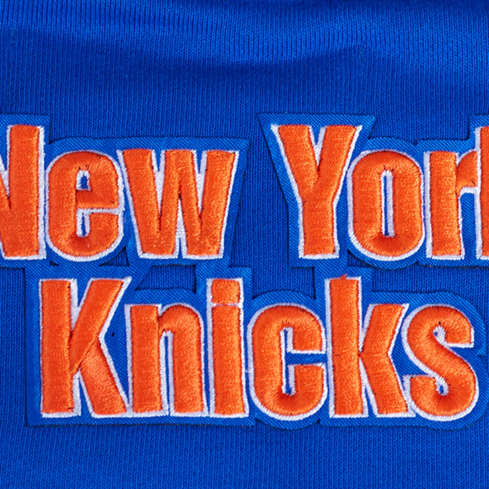 New York Knicks Pro Standard Women's Area Code Cropped Pullover Sweatshirt
