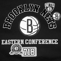 Brooklyn Nets Pro Standard Women's Area Code Cropped Pullover Sweatshirt
