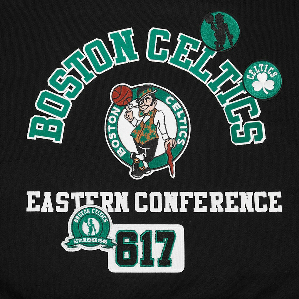 Boston Celtics Pro Standard Women's Area Code Cropped Pullover Sweatshirt