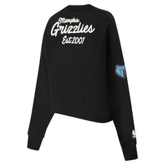 Memphis Grizzlies Pro Standard Women's Paint The City Cropped Pullover Sweatshirt