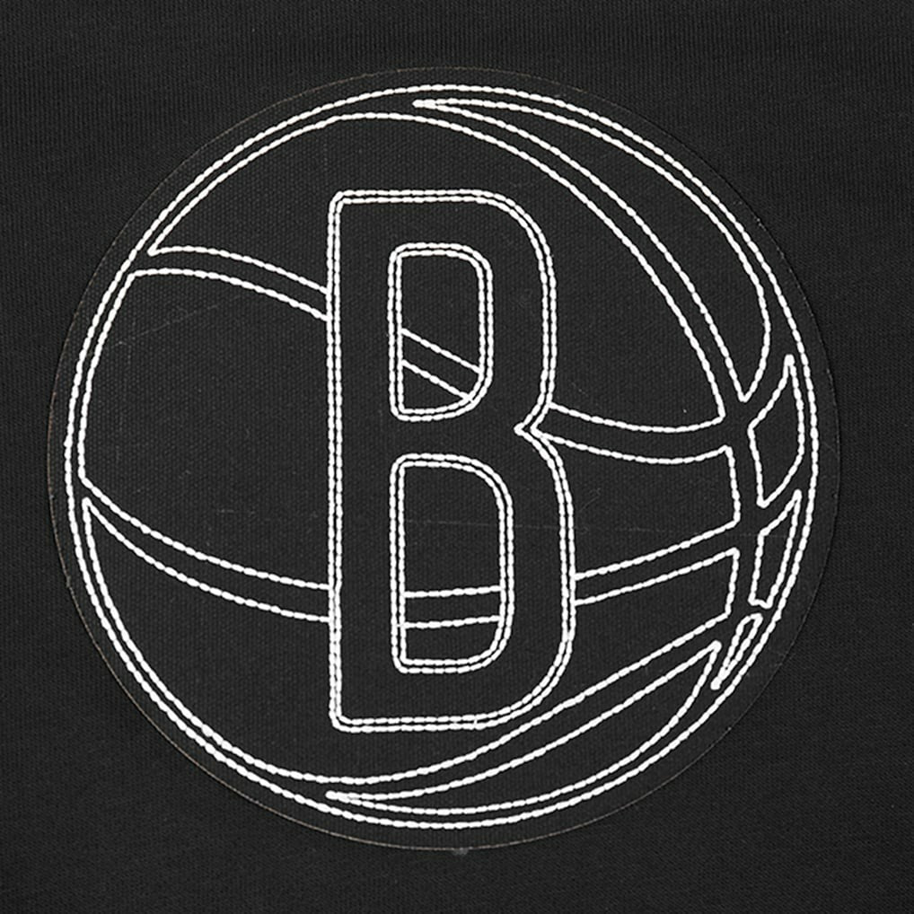 Brooklyn Nets Pro Standard Women's Paint The City Cropped Pullover Sweatshirt