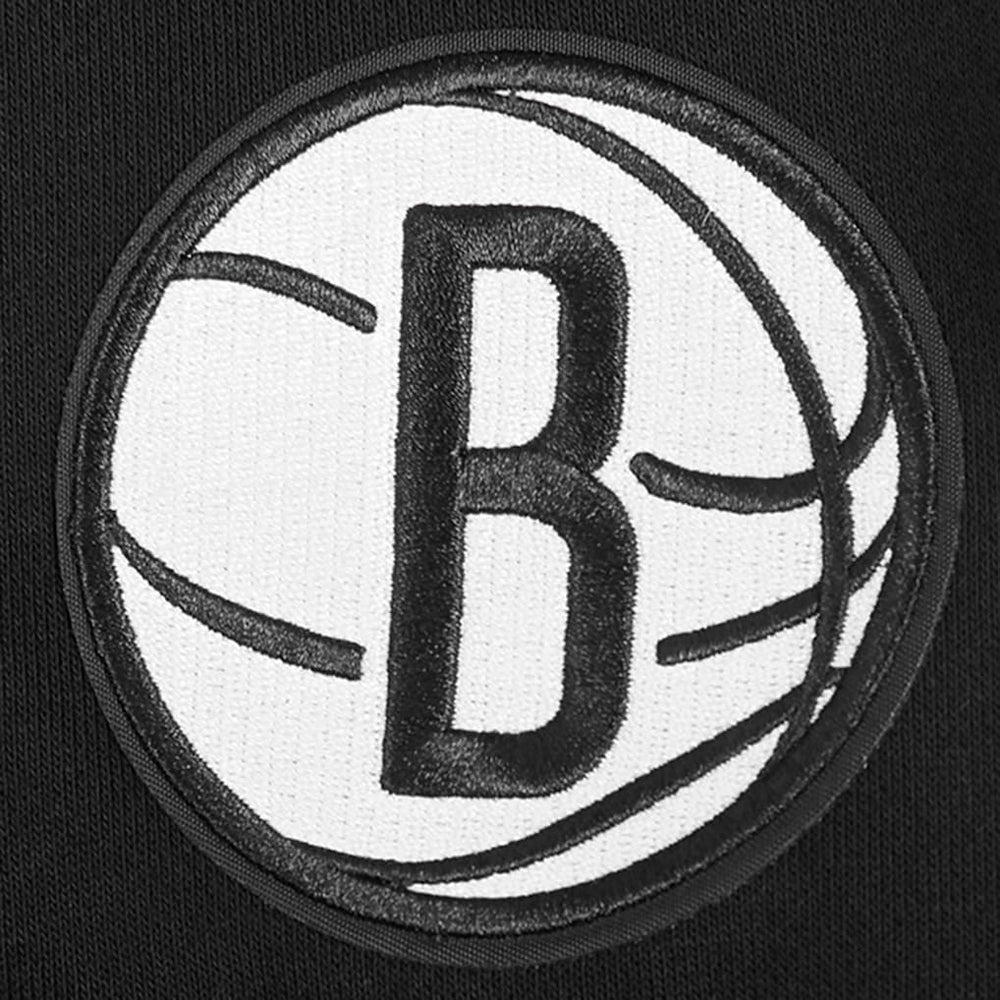 Brooklyn Nets Pro Standard Women's Jewels Cropped Pullover Hoodie