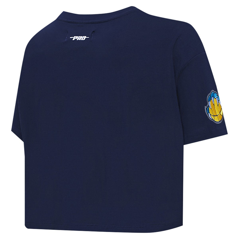 Memphis Grizzlies Pro Standard Women's Jewels Boxy Cropped T-Shirt