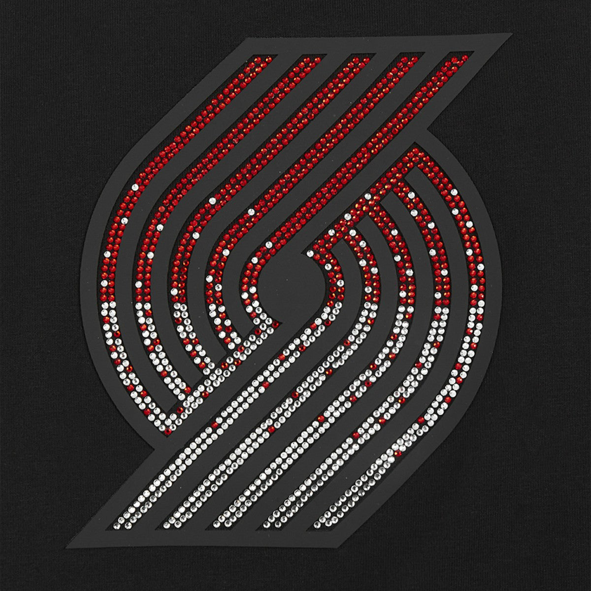 Portland Trail Blazers Pro Standard Women's Jewels Boxy Cropped T-Shirt