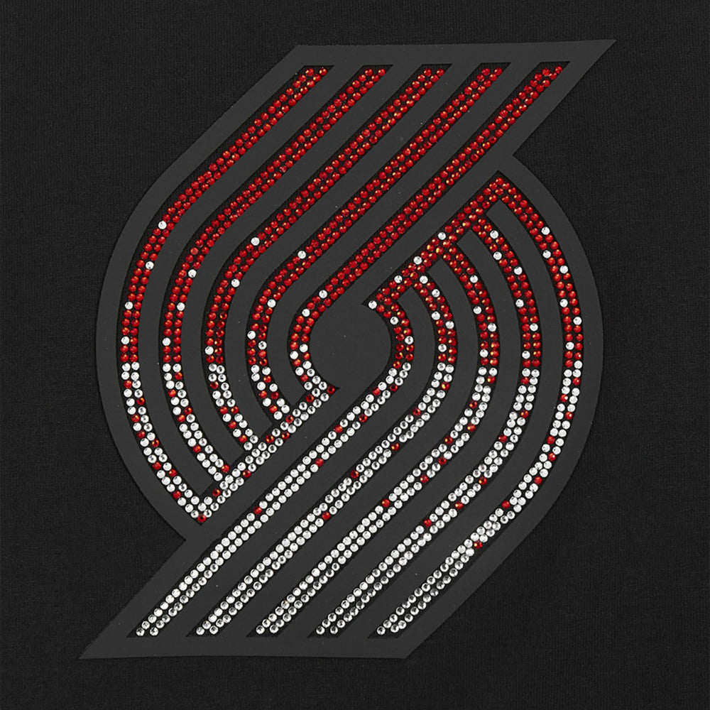 Portland Trail Blazers Pro Standard Women's Jewels Boxy Cropped T-Shirt