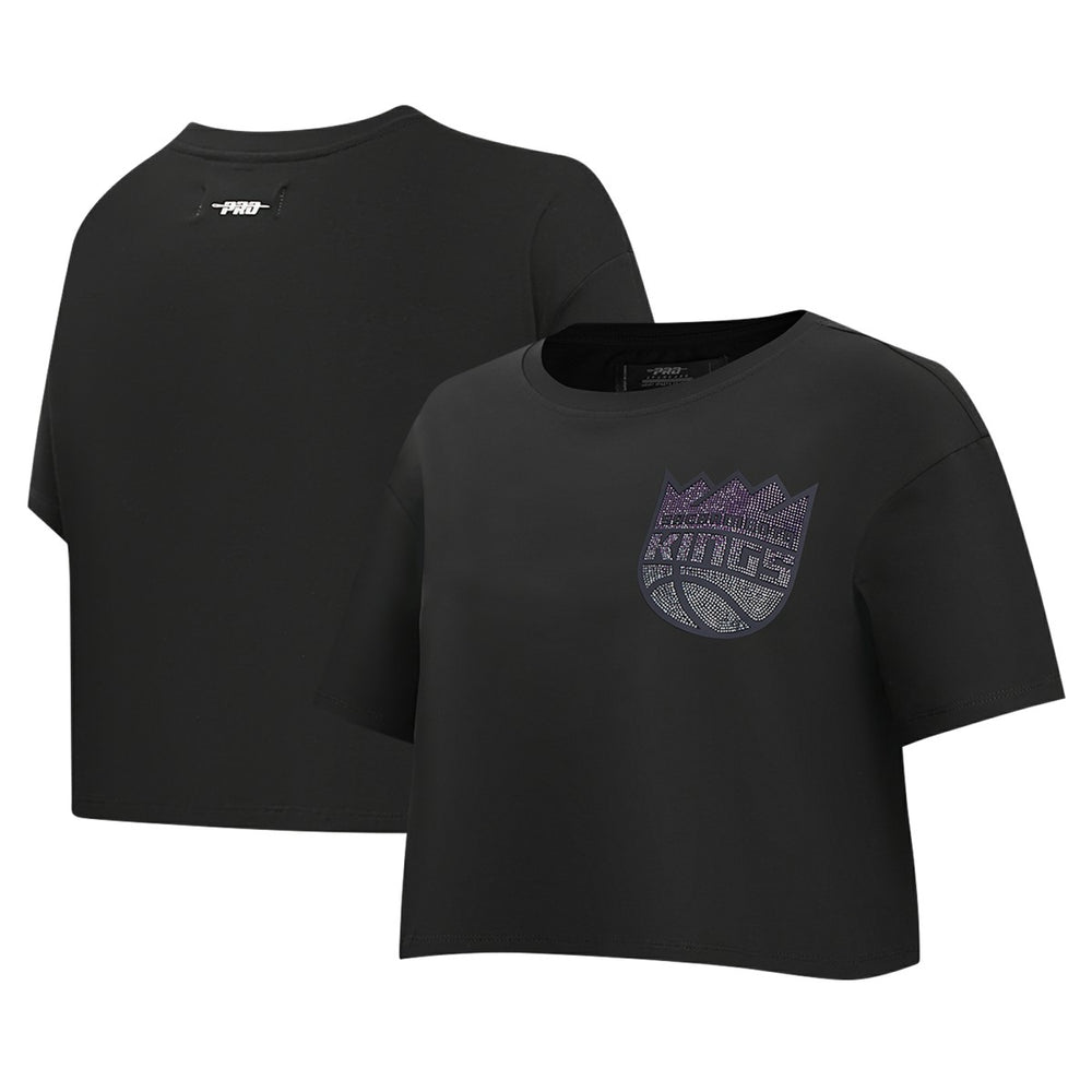 Sacramento Kings Pro Standard Women's Jewels Boxy Cropped T-Shirt