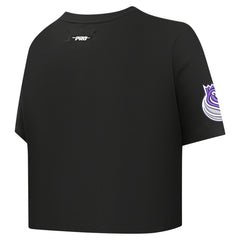 Sacramento Kings Pro Standard Women's Jewels Boxy Cropped T-Shirt