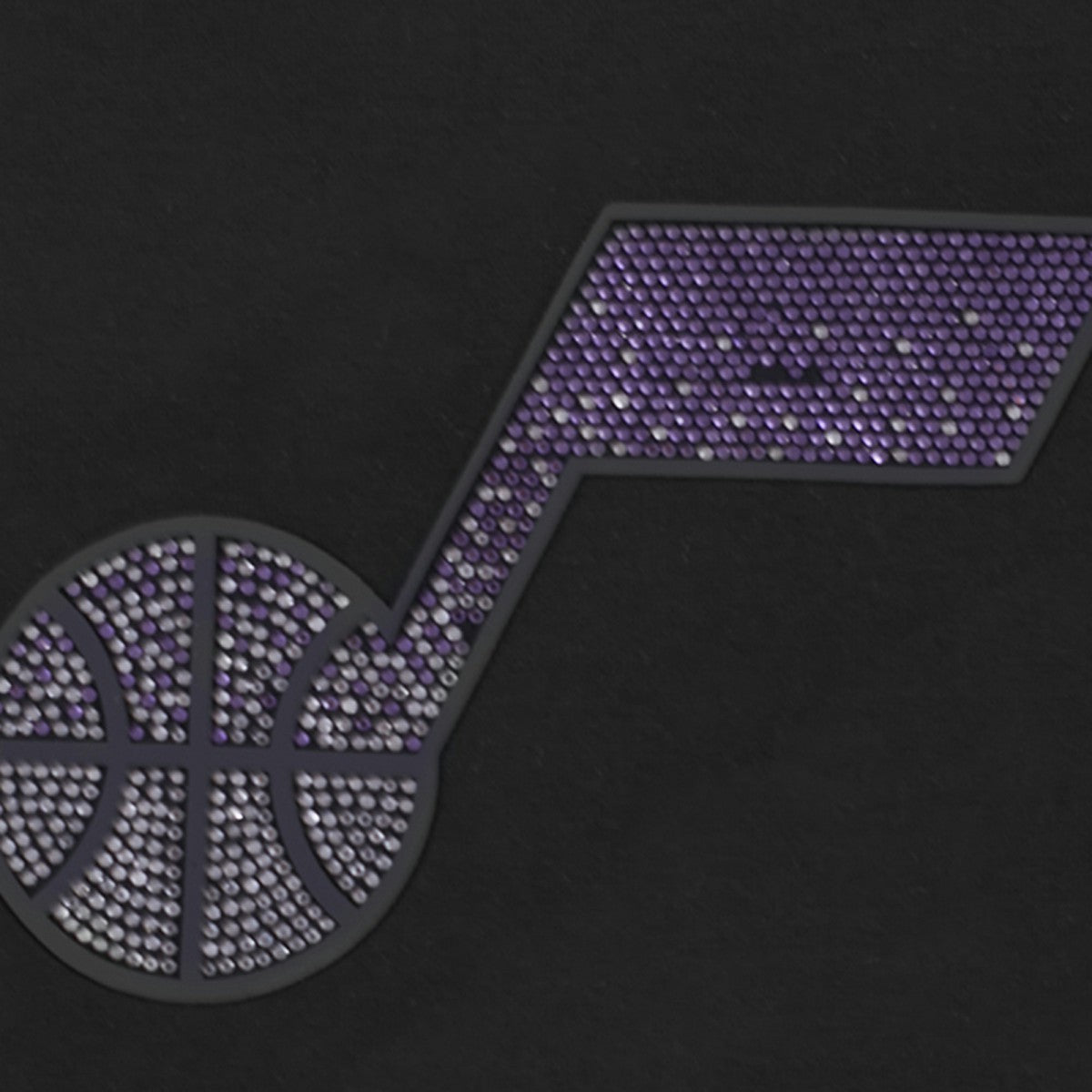 Utah Jazz Pro Standard Women's Jewels Boxy Cropped T-Shirt