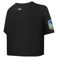 Golden State Warriors Pro Standard Women's Jewels Boxy Cropped T-Shirt sale