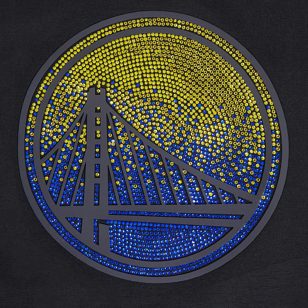 Golden State Warriors Pro Standard Women's Jewels Boxy Cropped T-Shirt sale
