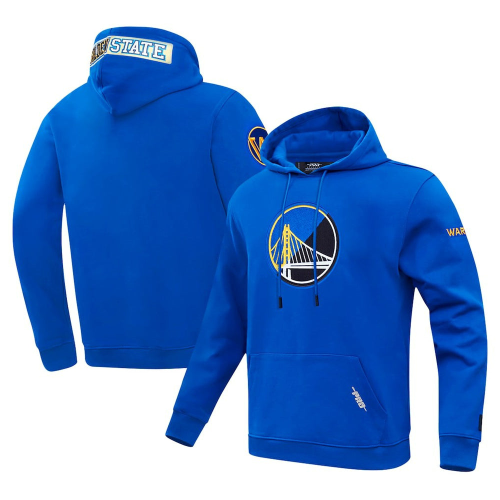 Golden State Warriors Pro Standard Split Logo Pullover Hoodie sale