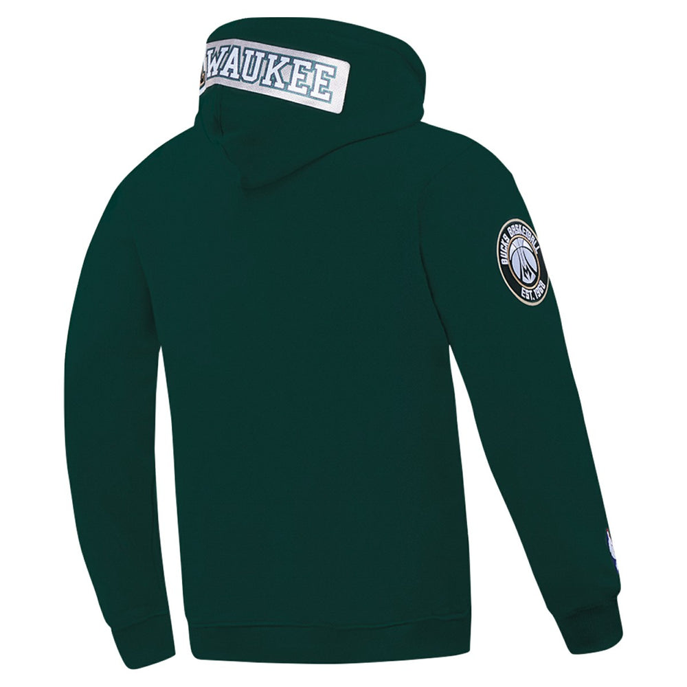Milwaukee Bucks Pro Standard Split Logo Pullover Hoodie