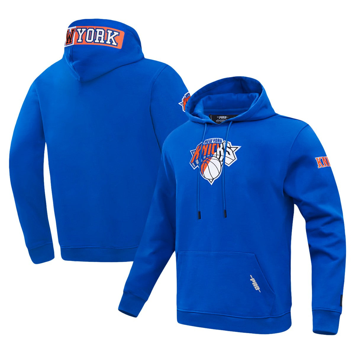 New York Knicks Pro Standard Split Logo Pullover Hoodie