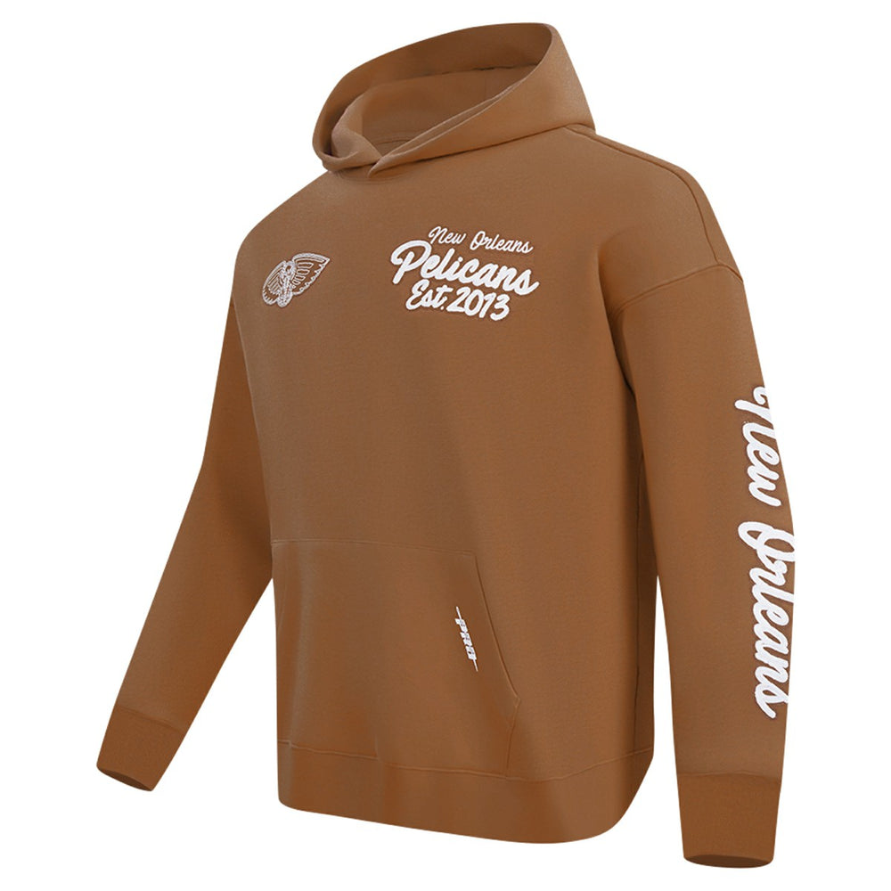 New Orleans Pelicans Pro Standard Paint the City Drop Shoulder Pullover Hoodie