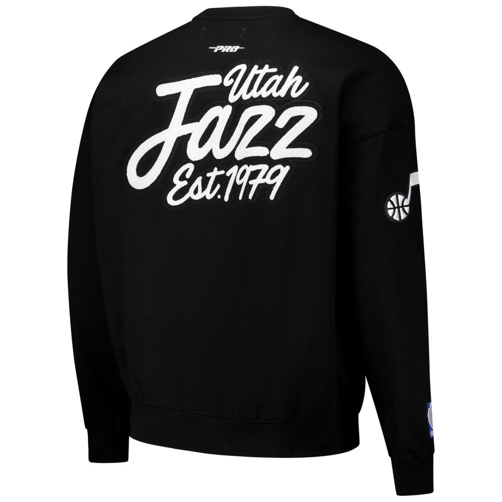 Utah Jazz Pro Standard Paint the City Drop Shoulder Sweatshirt