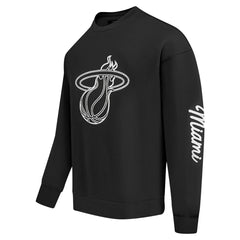 Miami Heat Pro Standard Paint the City Drop Shoulder Sweatshirt