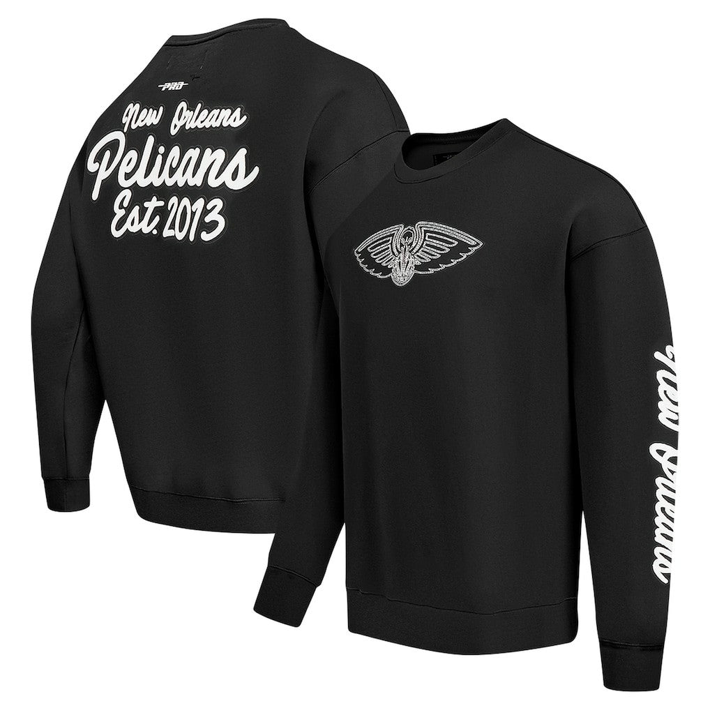 New Orleans Pelicans Pro Standard Paint the City Drop Shoulder Sweatshirt