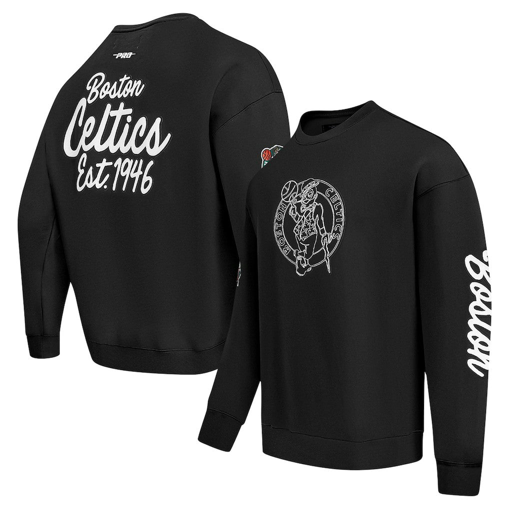 Boston Celtics Pro Standard Paint the City Drop Shoulder Sweatshirt
