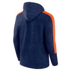 Heather Navy Houston Astros Fanatics Gains Fleece Full-Zip Hoodie