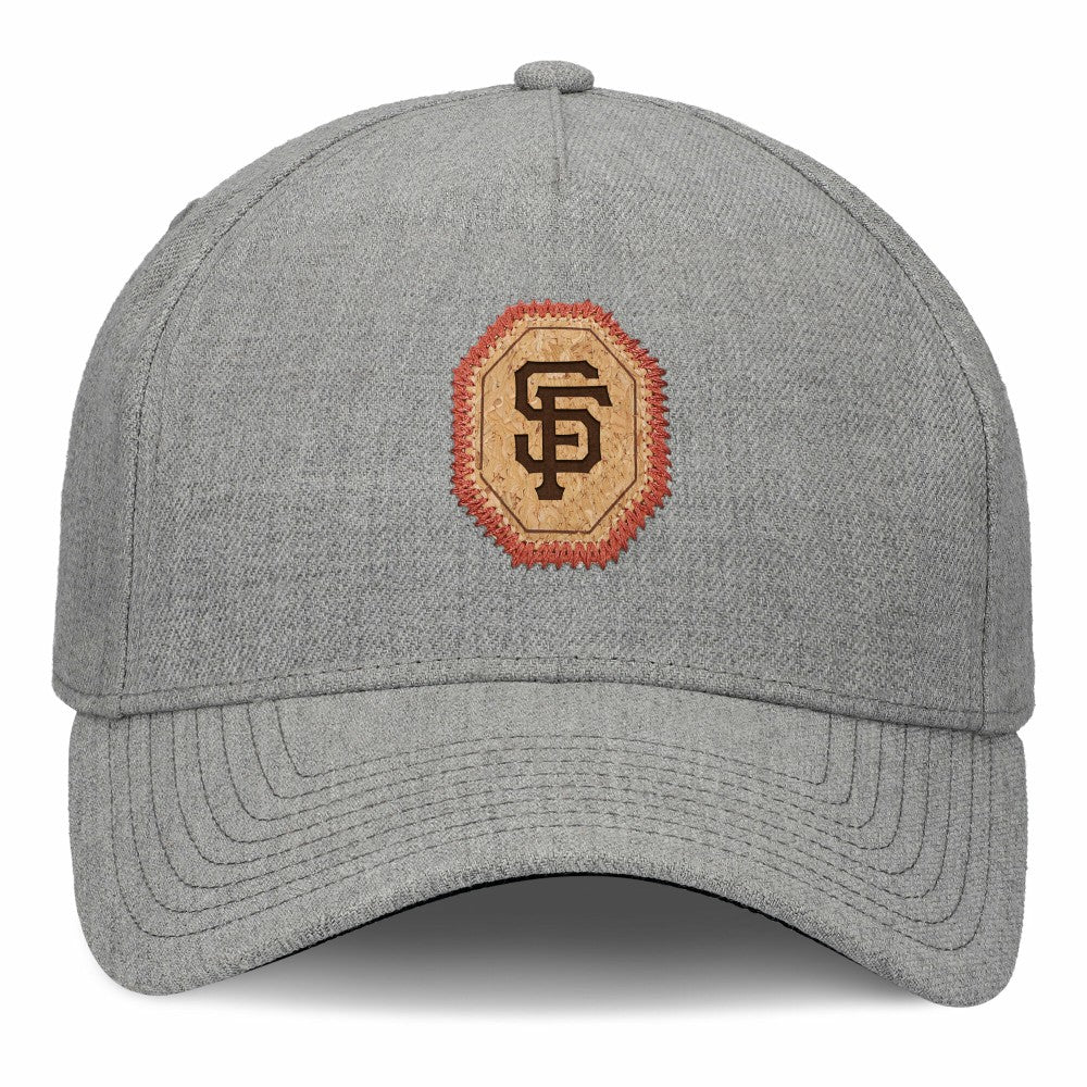 Gray San Francisco Giants Fanatics Signature Elements Cork Patch A-Frame Adjustable Hat