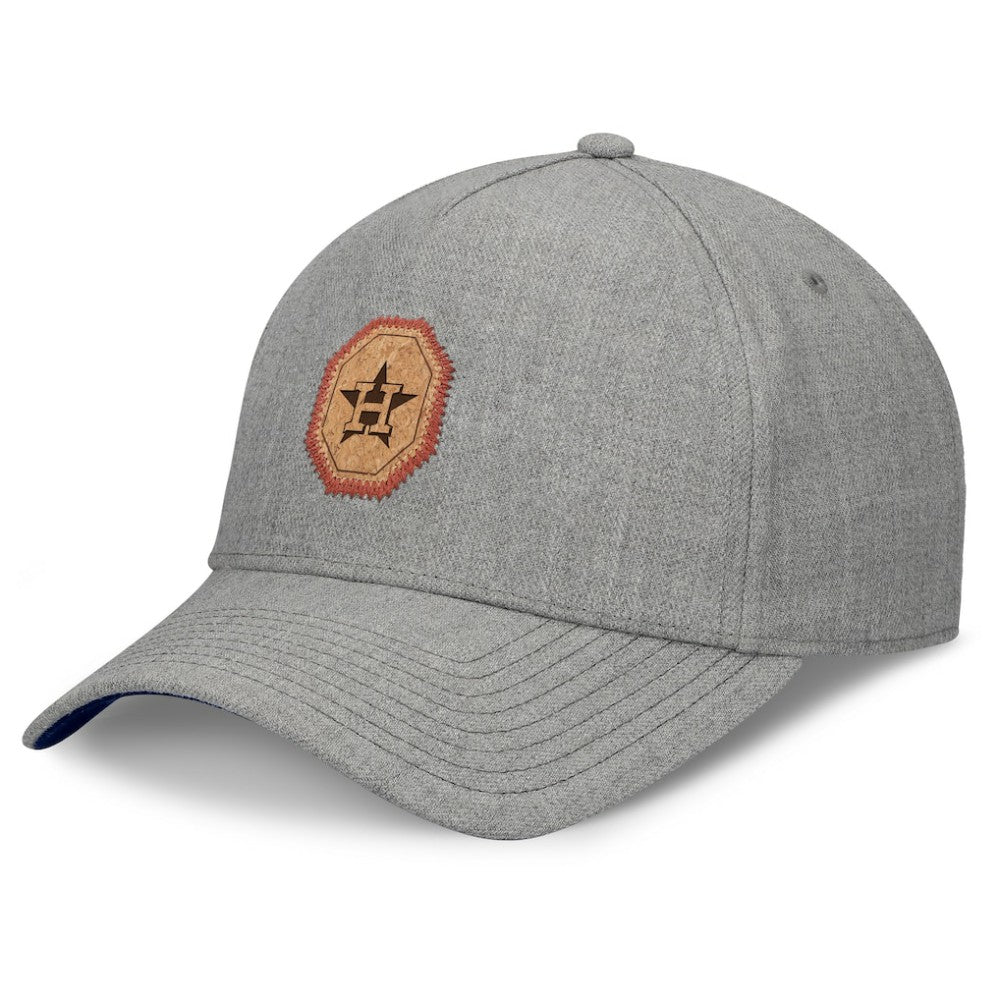Gray Houston Astros Fanatics Signature Elements Cork Patch A-Frame Adjustable Hat