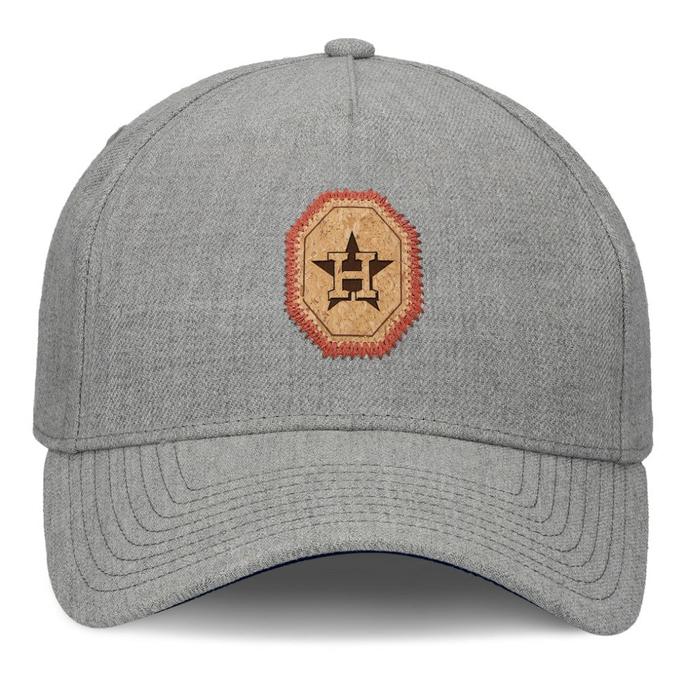 Gray Houston Astros Fanatics Signature Elements Cork Patch A-Frame Adjustable Hat