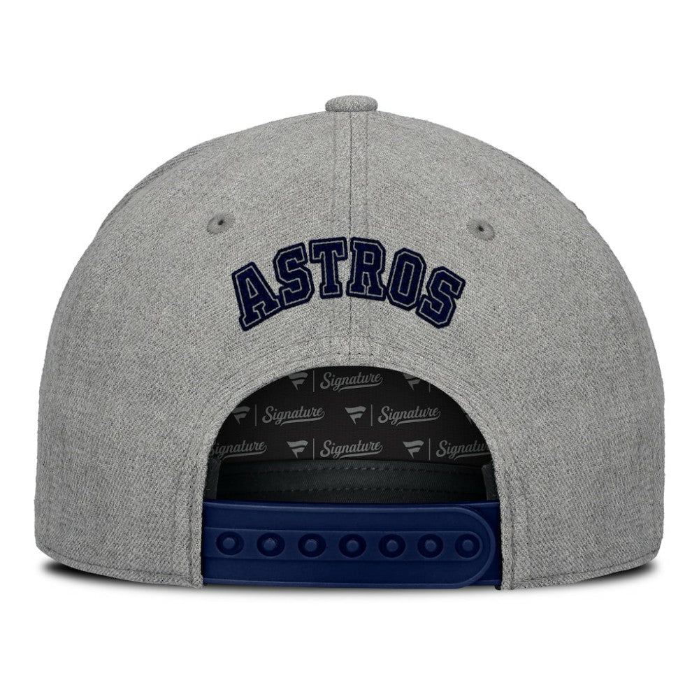 Gray Houston Astros Fanatics Signature Elements Cork Patch A-Frame Adjustable Hat