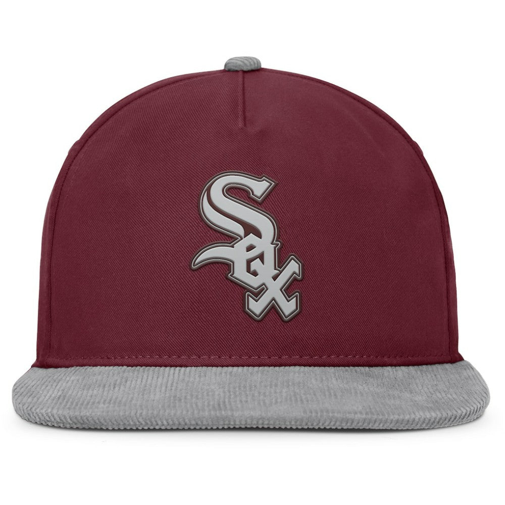 Wine Chicago White Sox Fanatics Front Office Snapback Hat
