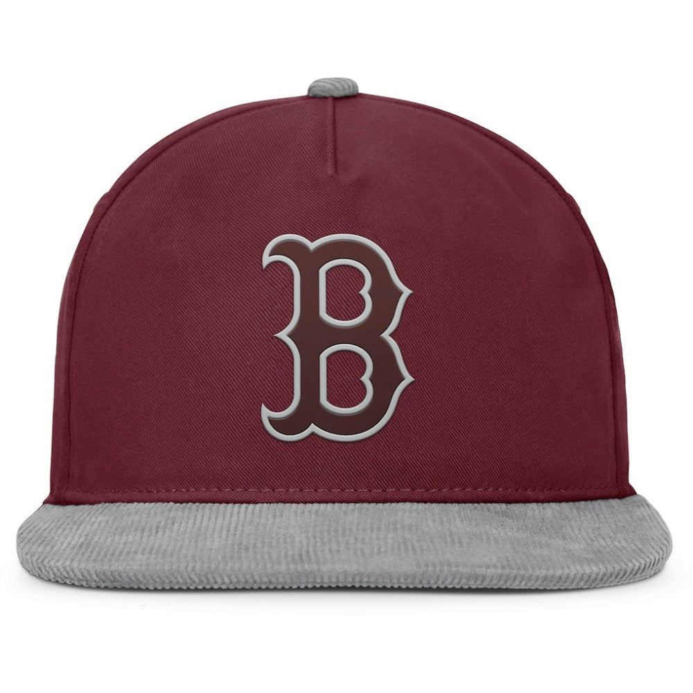 Wine Boston Red Sox Fanatics Front Office Snapback Hat