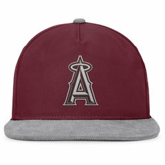 Wine Los Angeles Angels Fanatics Front Office Snapback Hat