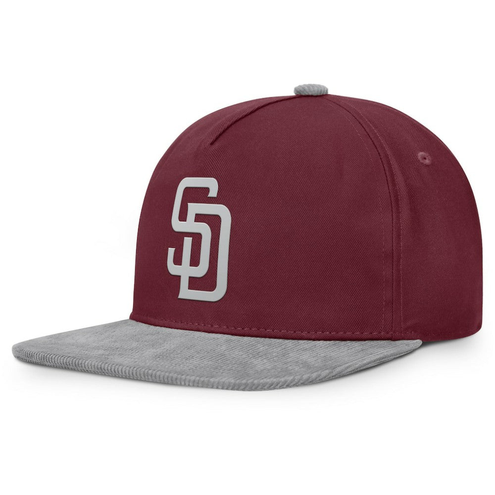 Wine San Diego Padres Fanatics Front Office Snapback Hat