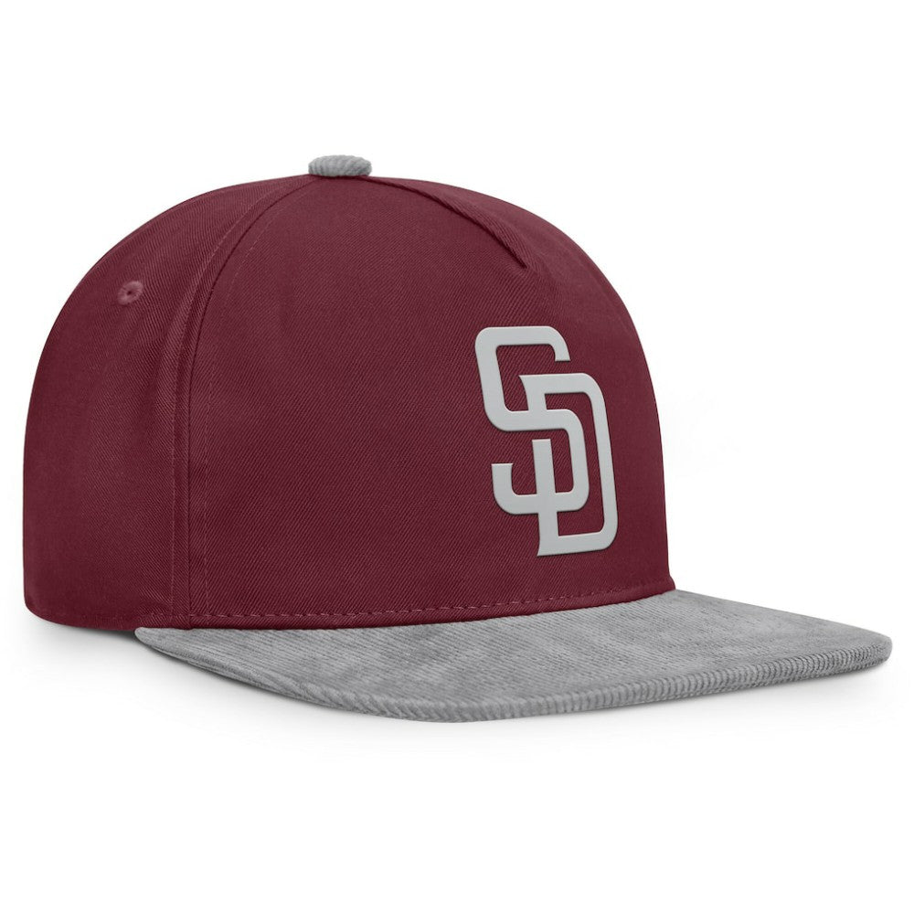 Wine San Diego Padres Fanatics Front Office Snapback Hat