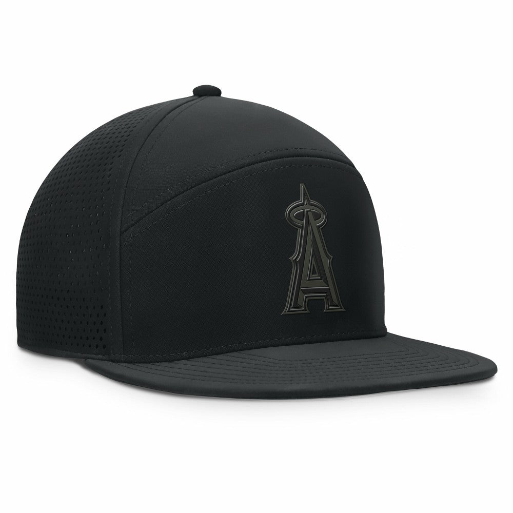 Black Los Angeles Angels Fanatics Horizon Snapback Hat