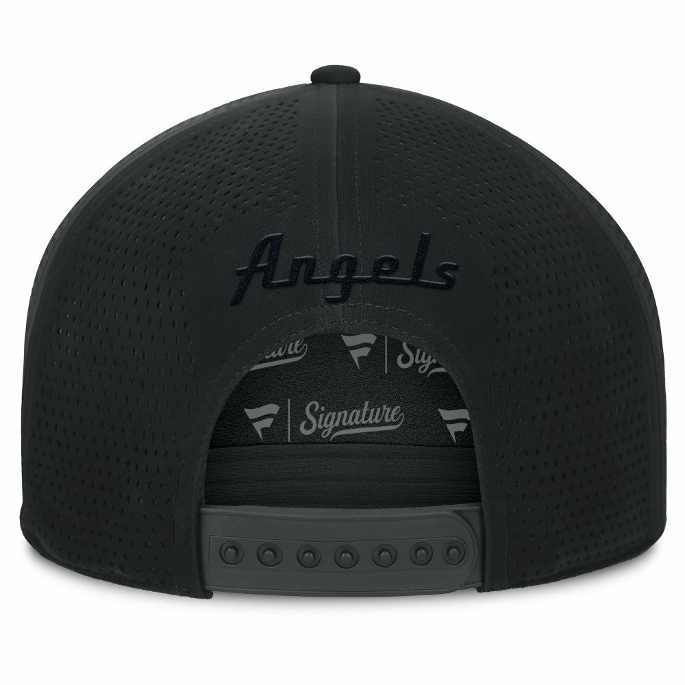 Black Los Angeles Angels Fanatics Horizon Snapback Hat