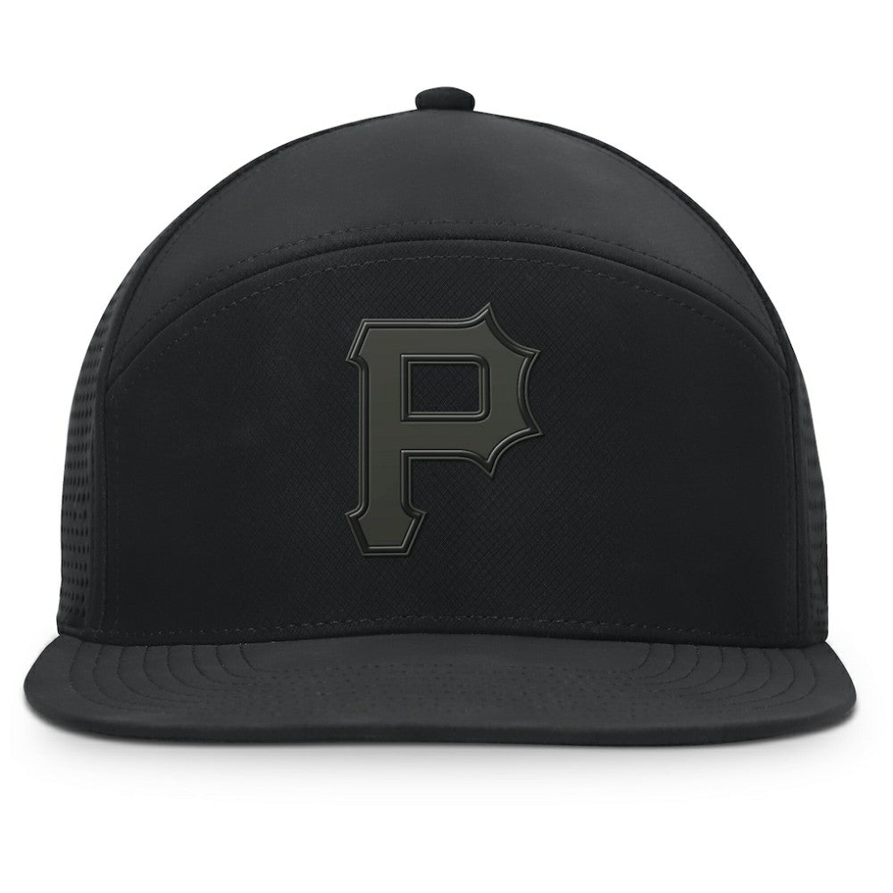 Black Pittsburgh Pirates Fanatics Horizon Snapback Hat