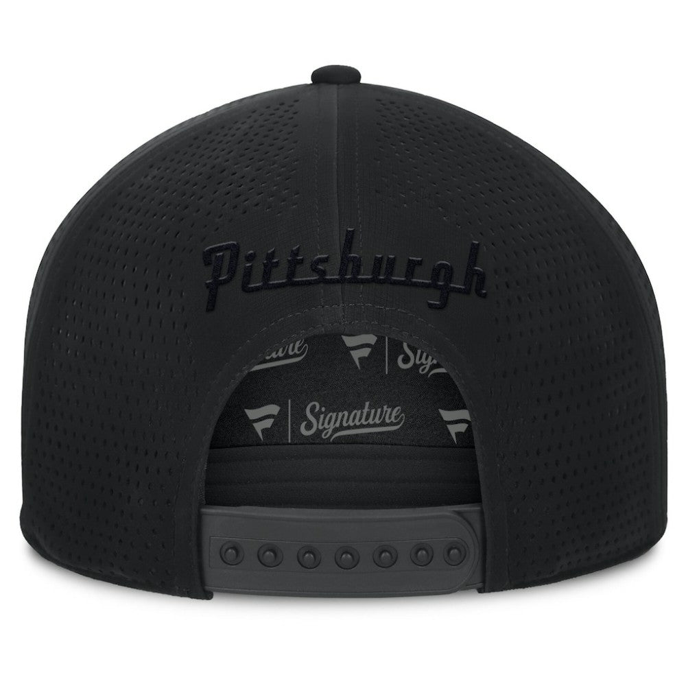 Black Pittsburgh Pirates Fanatics Horizon Snapback Hat
