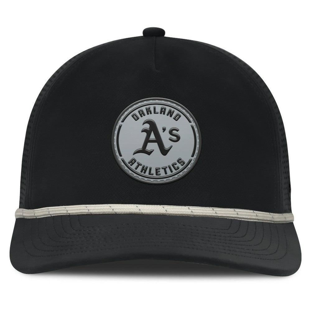 Black Oakland Athletics Fanatics Signature A-Frame Adjustable Hat
