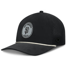 Black San Francisco Giants Fanatics Signature A-Frame Adjustable Hat