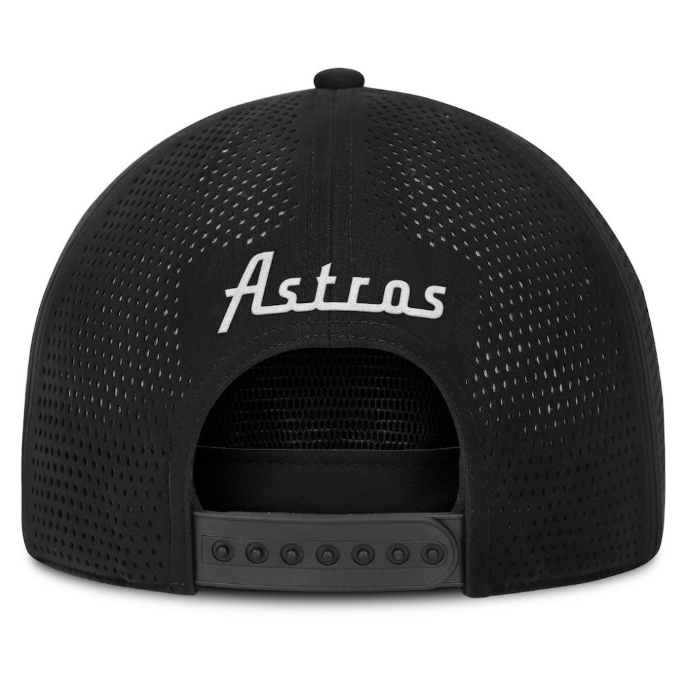 Black Houston Astros Fanatics Signature A-Frame Adjustable Hat