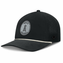 Black Los Angeles Angels Fanatics Front Office Performance A-Frame Adjustable Hat
