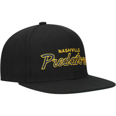 NHL Nashville Predators Mitchell & Ness Core Team Script 2.0 Snapback Hat