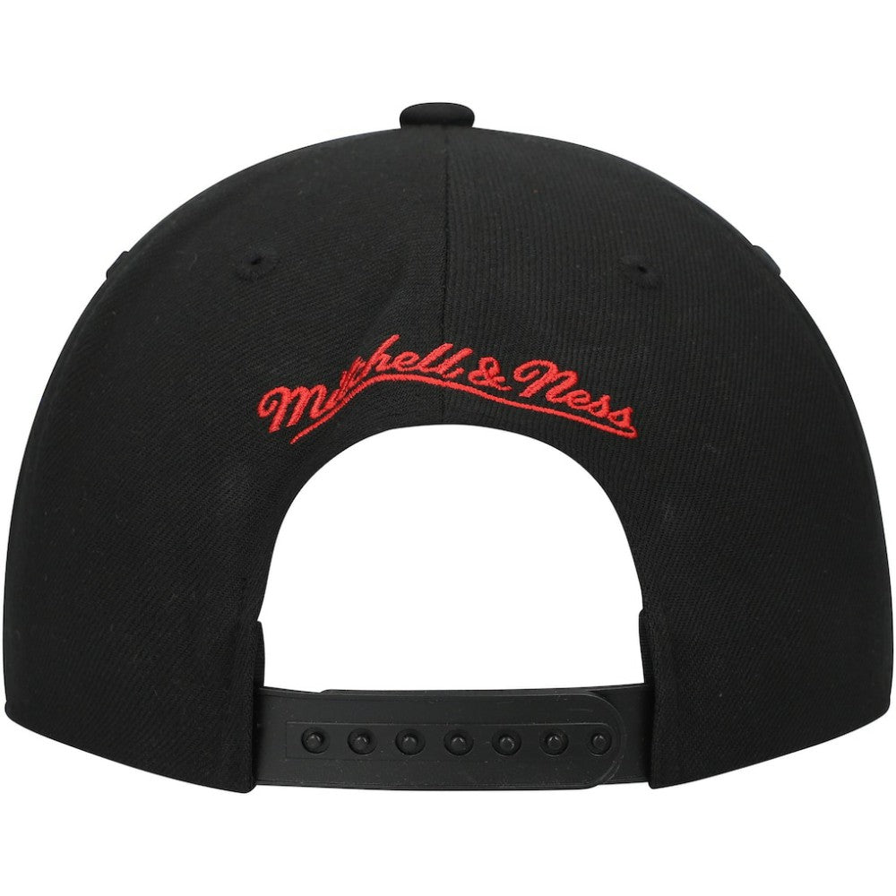 NHL New York Rangers Mitchell & Ness Core Team Script 2.0 Snapback Hat