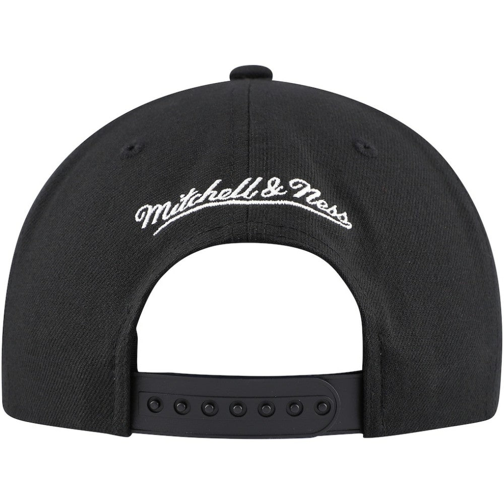 NHL Pittsburgh Penguins Mitchell & Ness Core Team Script 2.0 Snapback Hat